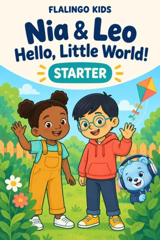 Cover of Nia & Leo: Hello, Little World!